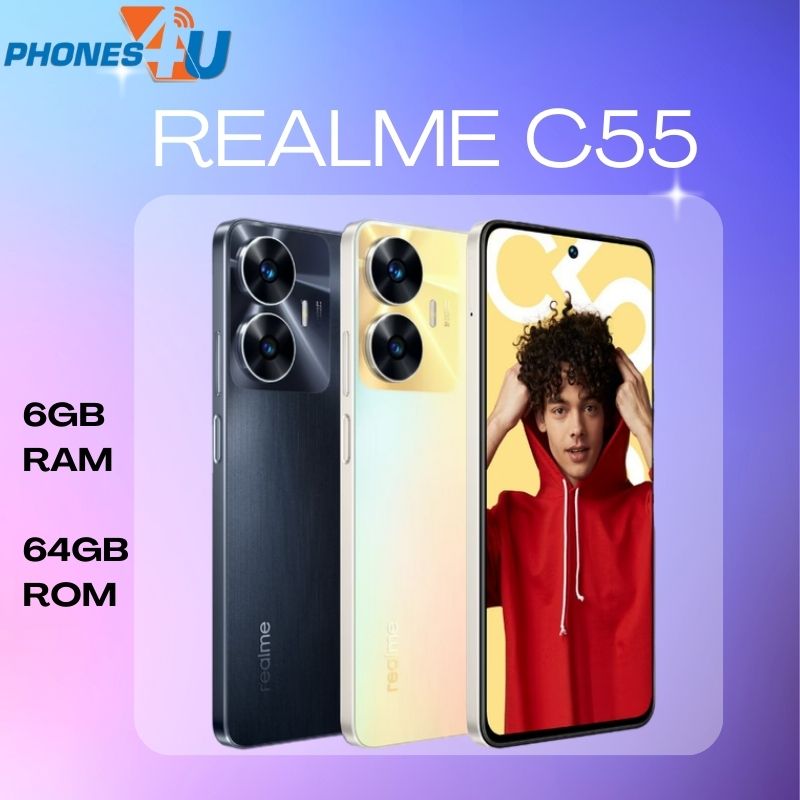Realme C55 (6GB RAM, 64GB Storage)
